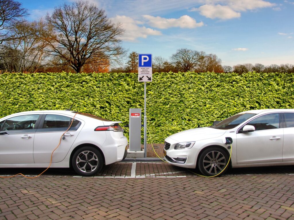 New electric car charging